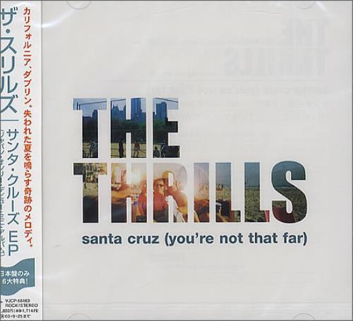 

CD THRILLS - santa cruz EP VJCP68483 Virgin 2003 Japan ObiRock Used