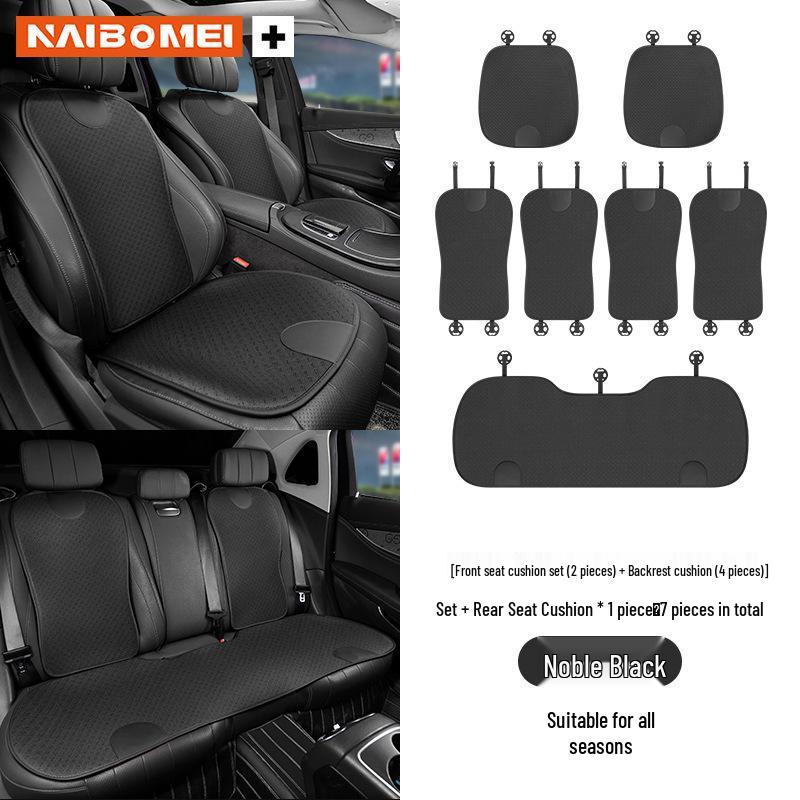Breathable Ice Silk Lumbar Support Cushions for Mercedes-Benz & Luxury Cars