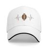 American Football Heartbeat Cap Fashion Casual Baseball Caps Adjustable Hat Hip Hop Summer Unisex Baseball Hats Customizable