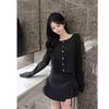 Schlankmachender Cardigan im koreanischen Stil mit langen Ärmeln - Elegantes, vielseitiges Oberteil für Damen für Herbst/Winter