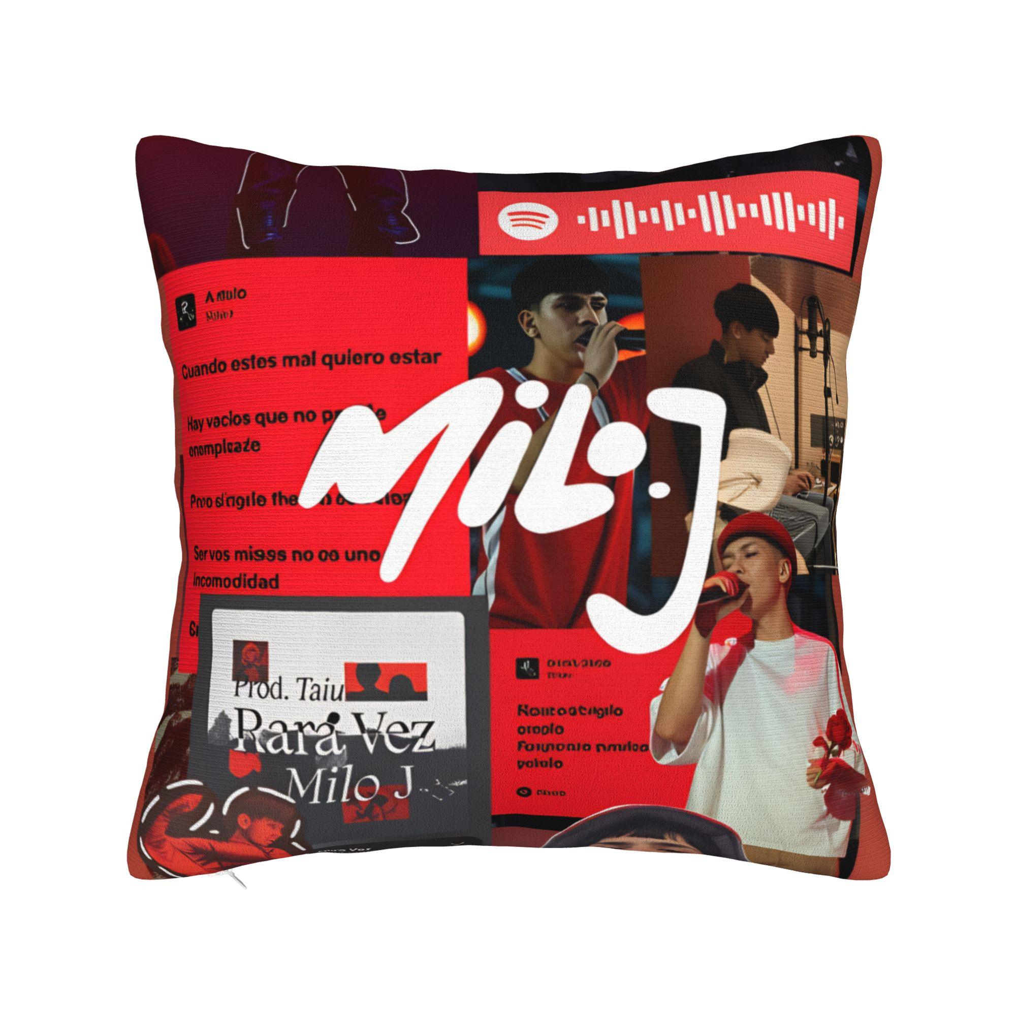 

Pillow Case Rapper Milo J 111 Soft Pillow Cover For Sofa Home Decor Morden Pillowcases 12x12Inch