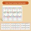 Children's Early Education Visual Tracking and Memory Cards: Shape Recognition & Hand-Eye Coordination Toy