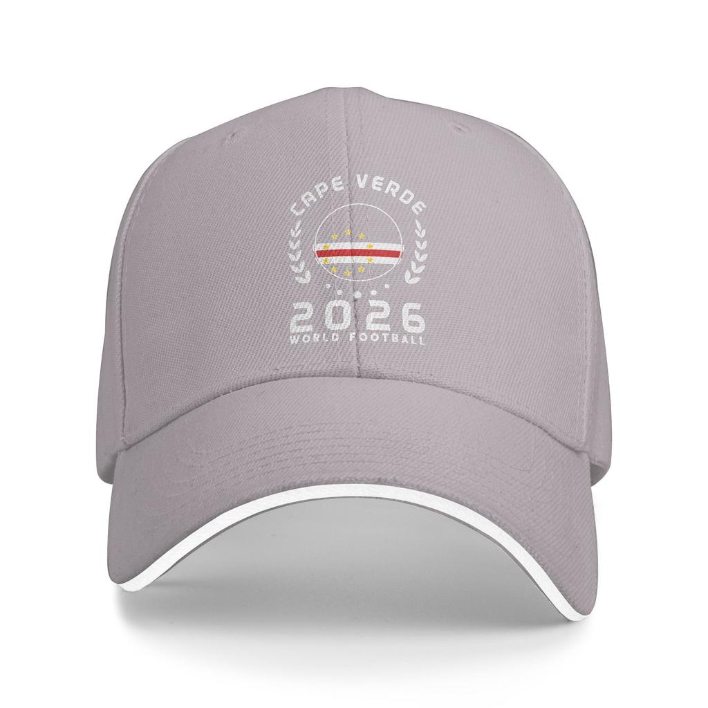 Men Women Cape Verde Football Fan Hats Trendy Baseball Cap Trucker Hat Travel Headewear Adjustable Fit