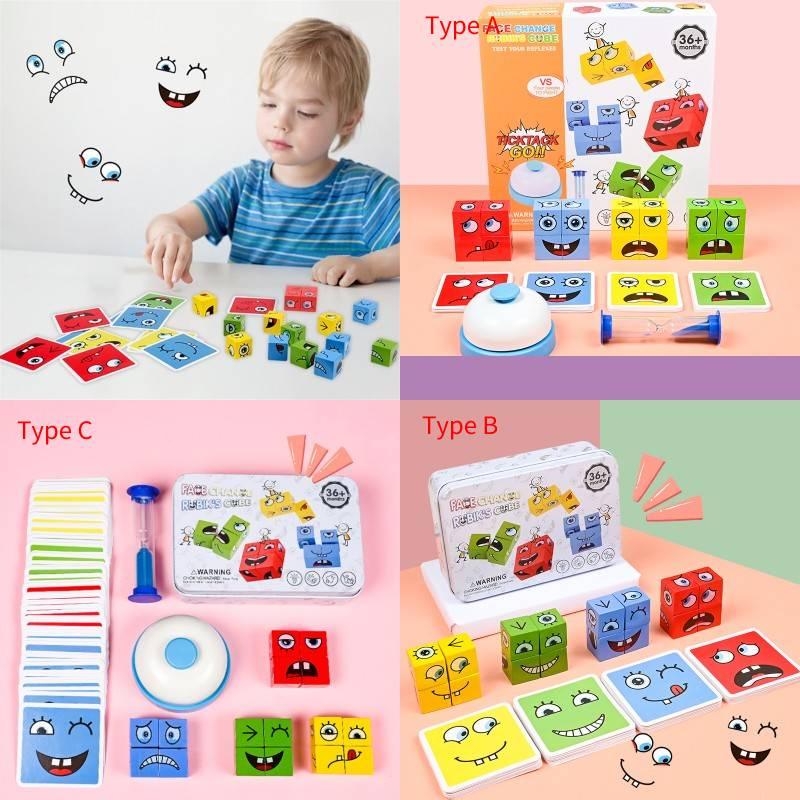 Wooden Transforming Puzzle Cube With Sound Button