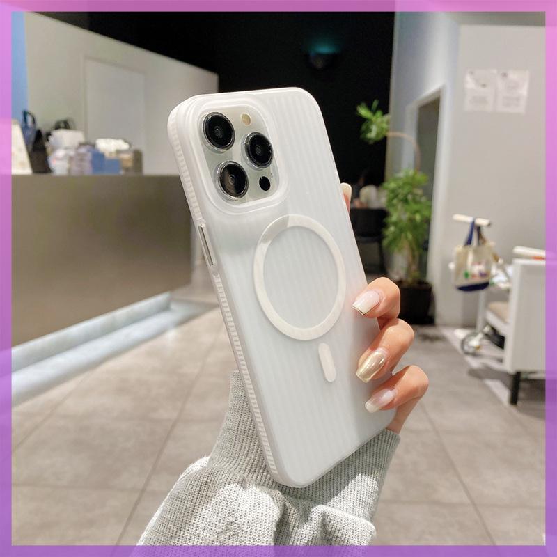 

Suitable for Apple 13 Phone Case, 14promax Solid Color, Matte Skin Feel, IPhone14 Magnetic Full Cover, Shockproof and Simple iPhone 13 6.1 inch