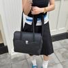 Vintage-Style Leather Tote Bag Women Large Capacity Shoulder Flap Soft Full-Grain Cowhide Daily Commute Casual
