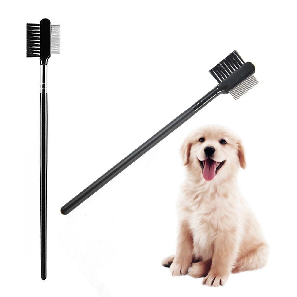 Pet Eye Brush Animal Tear Stain Removal Comb Double-sided Eye Grooming Tools Small Cats and Dogs Accessories
