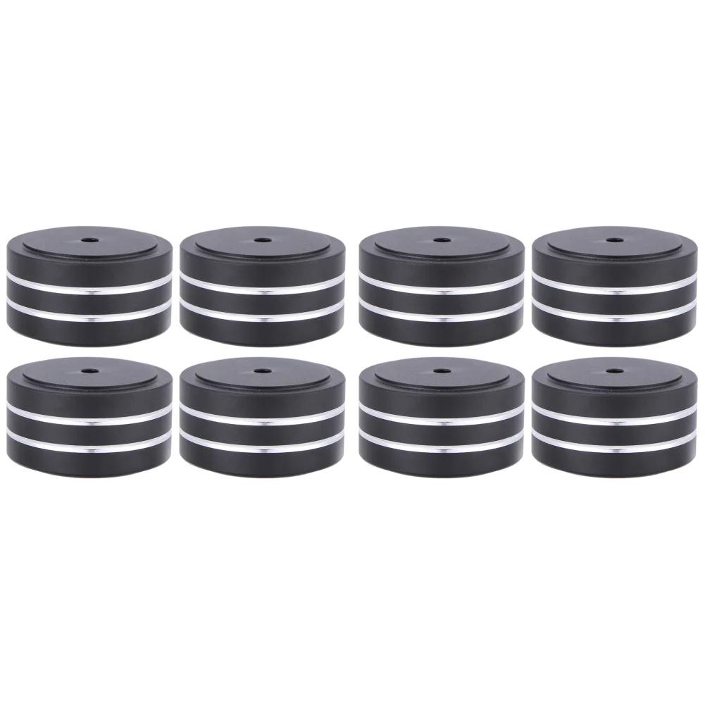 4/8/12 PCS Speaker Isolation Feet Pad Shock Absorbing Foot Pad Aluminum Alloy Audio Isolators for Subwoofer DAC CD Turntable Amp