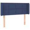 VidaXL Tête de Lit à LED Meuble de Chambre à Coucher Accessoire de Lit Simple Tête de Cadre de Lit Intérieur Bleu 3123224