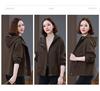 Women's Hooded Short Jacket - Spring/Autumn 2024: Stylish, Loose Casual Fit for Middle-Aged and Petite Fashion.