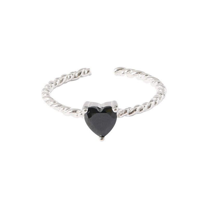 Vintage Irregular Cross Star Couple Ring for Women Men Punk Gothic Sliver Color Kpop Adjustable Rings Y2K Egirl Jewelry Gift