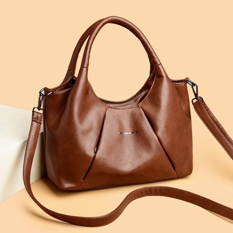 Winter Hoge Kwaliteit Zacht Leer Boodschappentas Vrouwen Handtas Crossbody Tassen Luxe Vrouwen Schoudertas Beroemde Trendy Dames Tote Bag Portemonnee