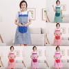 New Cute Home Womens Kitchen Restaurant Bib Cooking Aprons Pockets Striped Apron