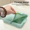 Square Ice Cube Tray with Lid 2-Cavity Food-Grade Silicone Easy-Release Mold for Whiskey Cocktails Leak-Proof Stackable Ice Cube Maker