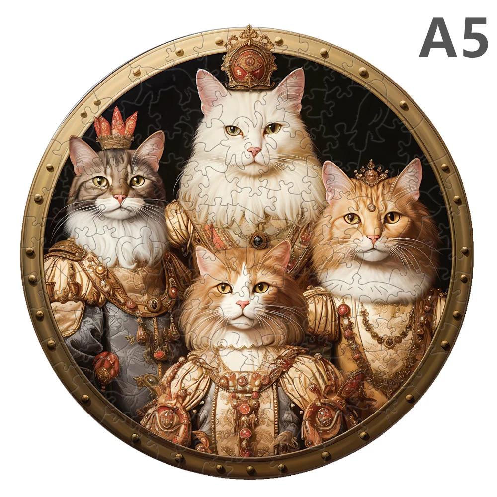 Wooden Animal Puzzles Jigsaw for Adults Kids Mysterious Medal Puzzle Child Toys Gifts Games 3D Wooden Puzzles Jigsaw