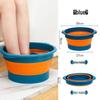 Portable Folding Foot Bath Basin with Lid for Home Massage & Insulation