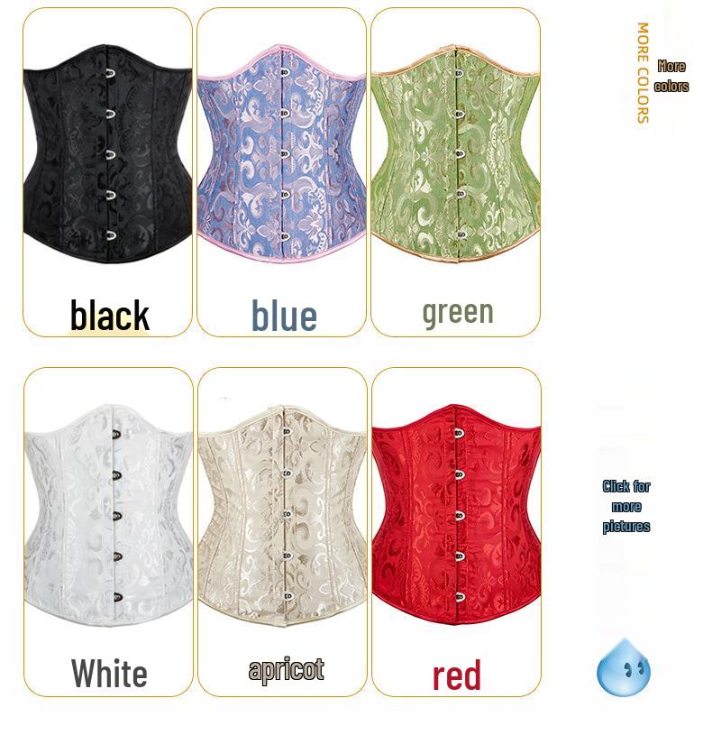 European & American Court Corset Shaping Vest: Women's Wedding Waist Cincher Functional Shapewear