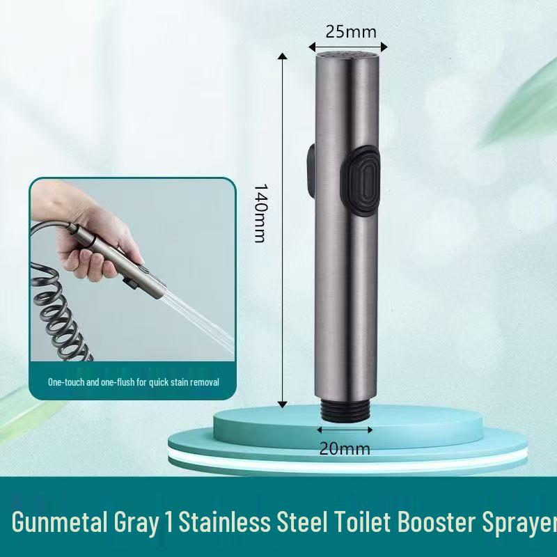 Toilet Spray Gun & Faucet Angle Valve for High-Pressure Flushing and Female Hygiene