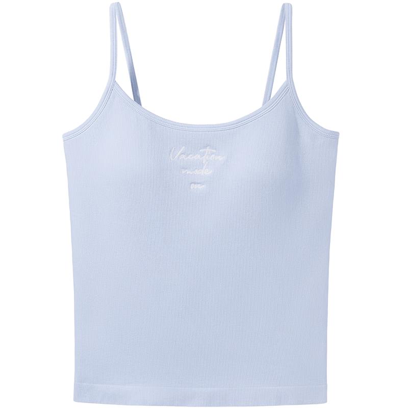 Ubras Liu Wen Silk Blend Embroidered Camisole Bra S