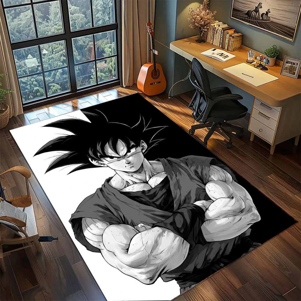 Dragon Ball!Rug Carpet Large Area Rug Non Slip Washable Floor Mat Gamer Room Bedroom Home Decor