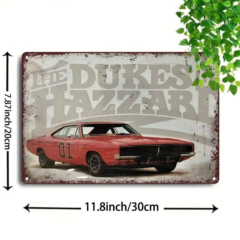 Retro Metal Wall Art Decor for Living Room Garage Garden