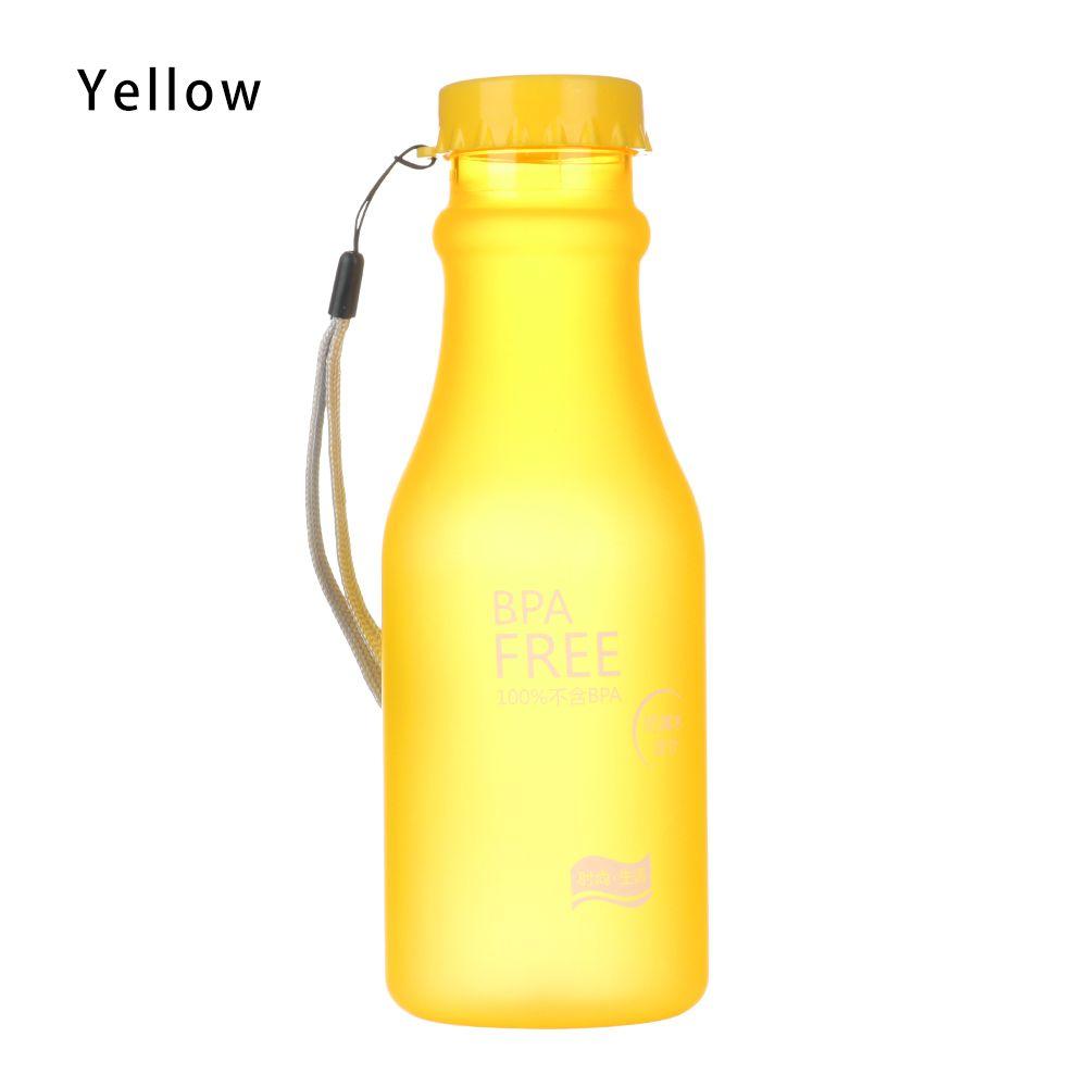 550ml Unbreakable Water Bottle Sports Drinking Bottle Cycling Traveling Running Climbing Plastic Portable Dull Polish Cup