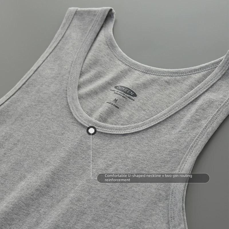 Men's 2024 Summer Japanese Solid Color Breathable Sports Vest