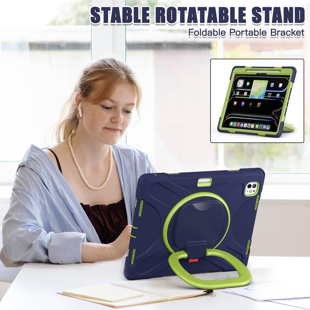 Heavy Duty Armor Case for IPad A19 12th IPad Air 11 13 2026 Pro 11 10th 11th 10.9 Mini 6 7 8.3 Tablet Cover with Hand Shoulder