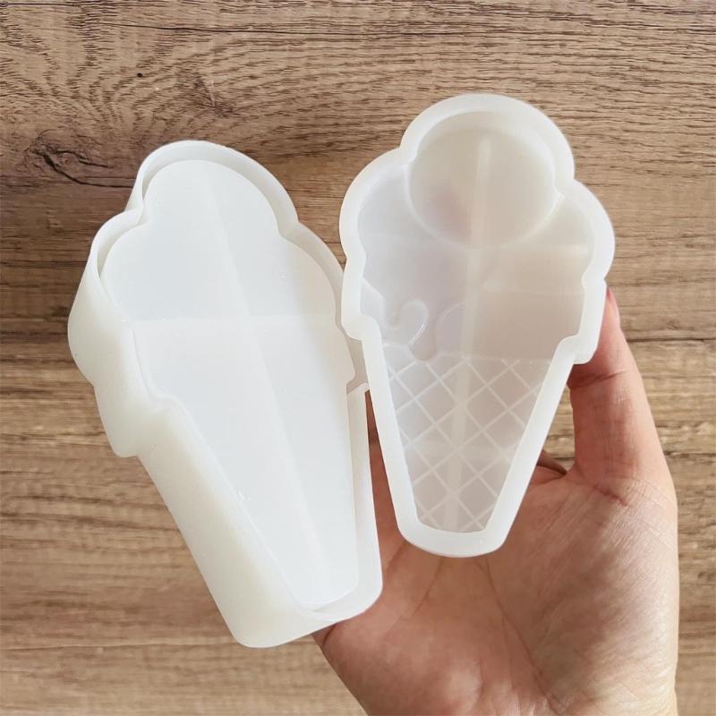 Silicone Mold for Making Ice Cream Candle Cup Jar Storage Tray Container Making Mould for Parties and Family Activity