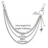 Fashionable Pants Chains, Personalized and Versatile, Multi-layer Four-pointed Star Pendants, Simple Accessories