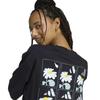 Adidas Short-Sleeve T-Shirt FLOWER Oversized Graphic Women's QD624 Black (KA5093) M