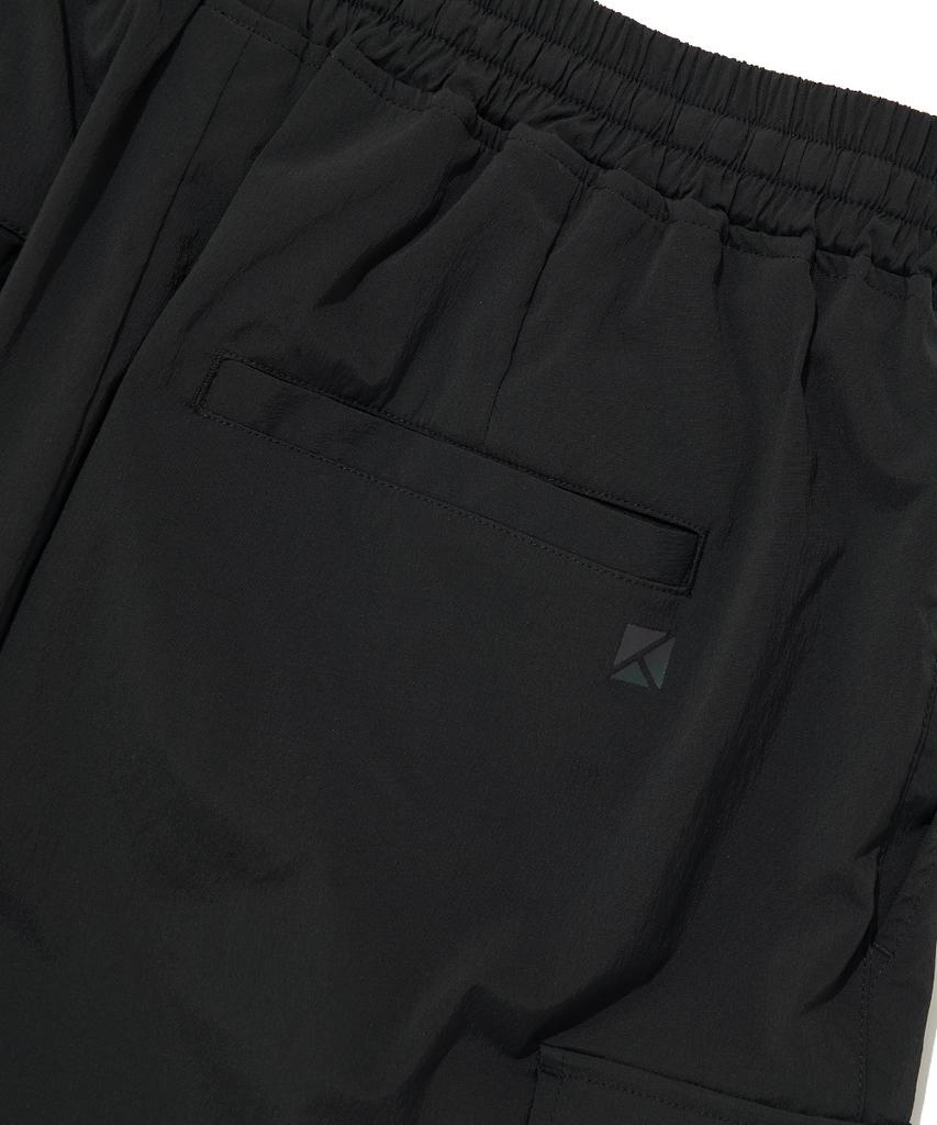 KULTE Nylon Cargo Short_Black