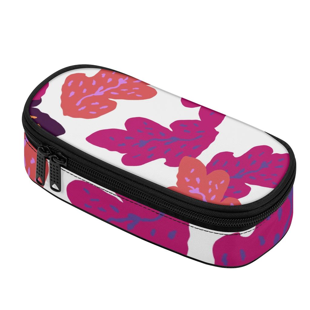 Pencil Bag 300D Polyester Spacious Storage Zip Around Closure with Main Compartment Mesh Pocket and Pen Slots for Boys Girls