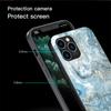 Luxury Marble Pattern Glass Case For Apple iPhone 13 Pro 11 14 12 7 8 Plus SE 2022 XR X XS Max 6 6S Tempered Phone Cover