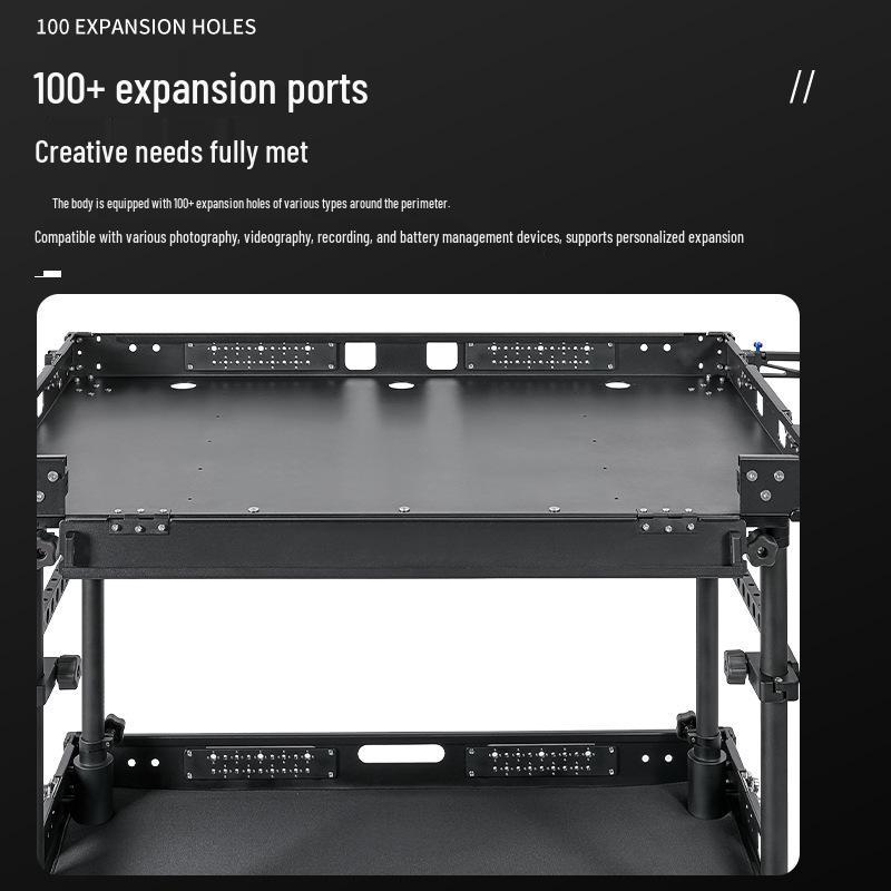 Bilateral Film & TV Director's Trolley - Professional 300kg Load Capacity