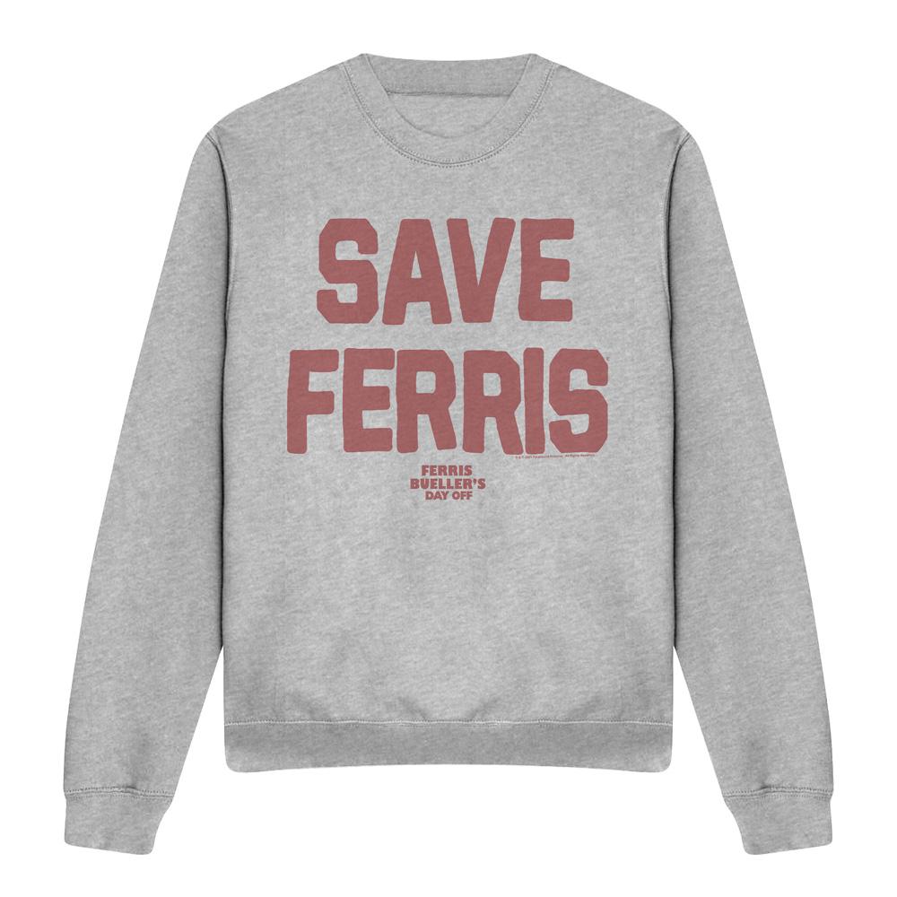Ferris Bueller´s Day Off Unisex Adult Save Ferris Sweatshirt