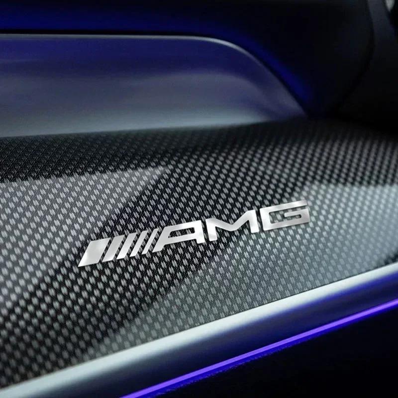 Heiß 2025 Für AMG W124 Metallemblem Auto Dekor Aufkleber Auto Scheibenwischer Aufkleber Für Mercedes Benz AMG W212 W204 W211W168 W213 W20