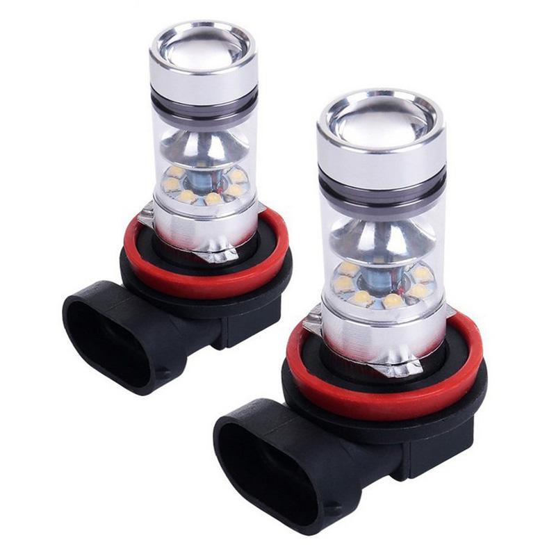 2pcs H8/H11 3030 100W 20LED High Power Car Fog Driving Light DRL Bulb White