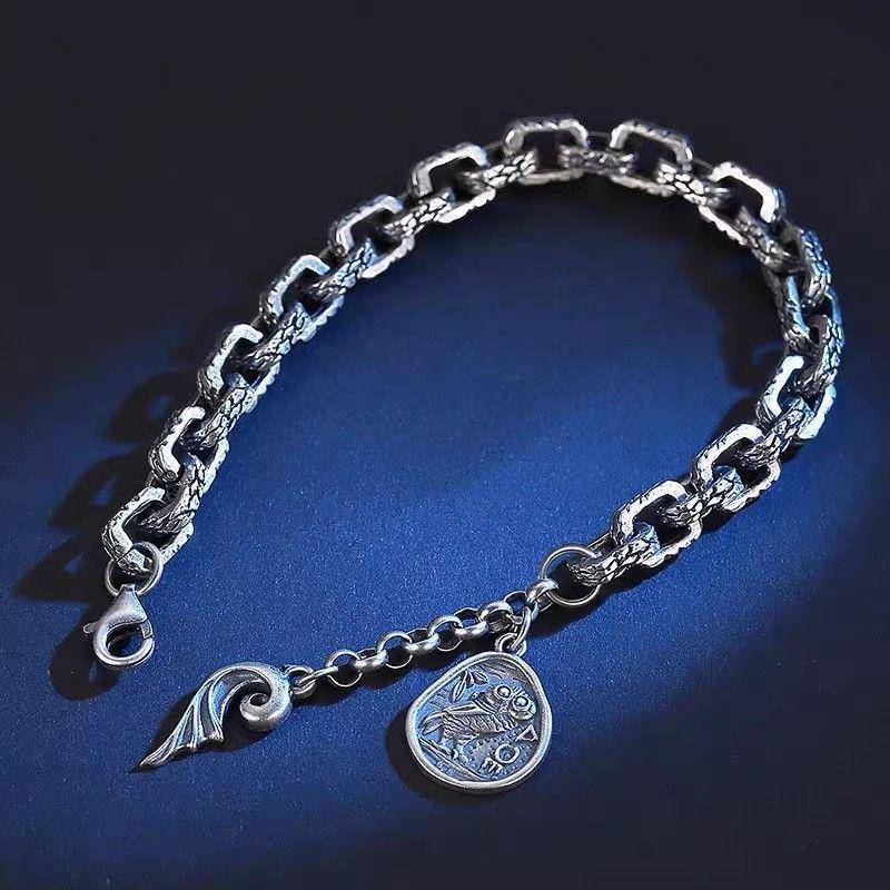 Men's Bracelet Retro Cracked Fashionable High-end Cool Trendy Men
