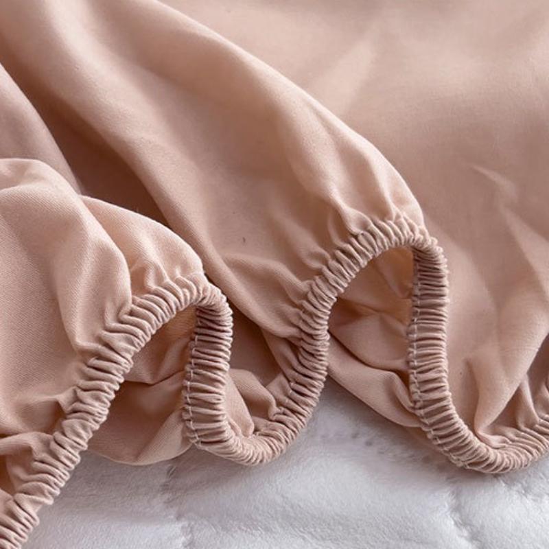 Multi-specification Rhombus Grid Bed Sheet Skin Friendly Brushed Cotton Clip Waterproof Bedsheet Sweat Absorbing and Breathable Mattress Cover