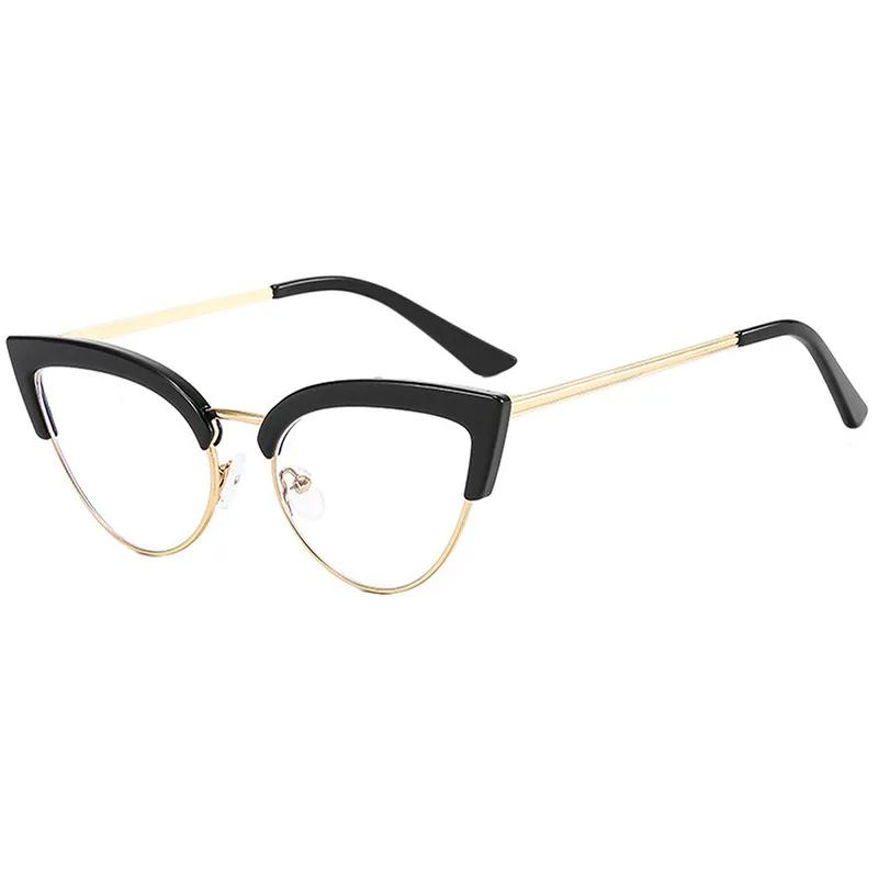 

Latest Vintage Anti- Blue Lightweight Cat Eye Female Eyeglasses Stylish Trending Metal Frames Clear Lenses Reading Women Eyewear Oculos