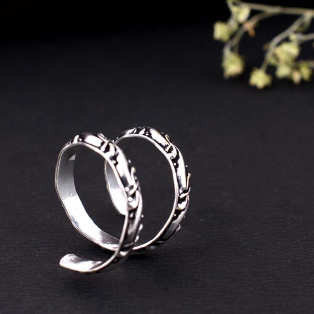 Unique Silver Arthritis Ring – Handmade Adjustable Splint Thumb Band, Pain Relief Jewelry Gift