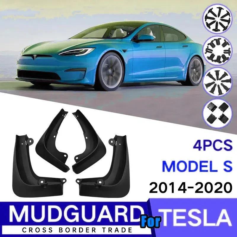 For Tesla MODEL X 2016- Mudflaps Splash Guard Mud Flap Mudguards Front Rear Fender Flare Car Styling Accessories