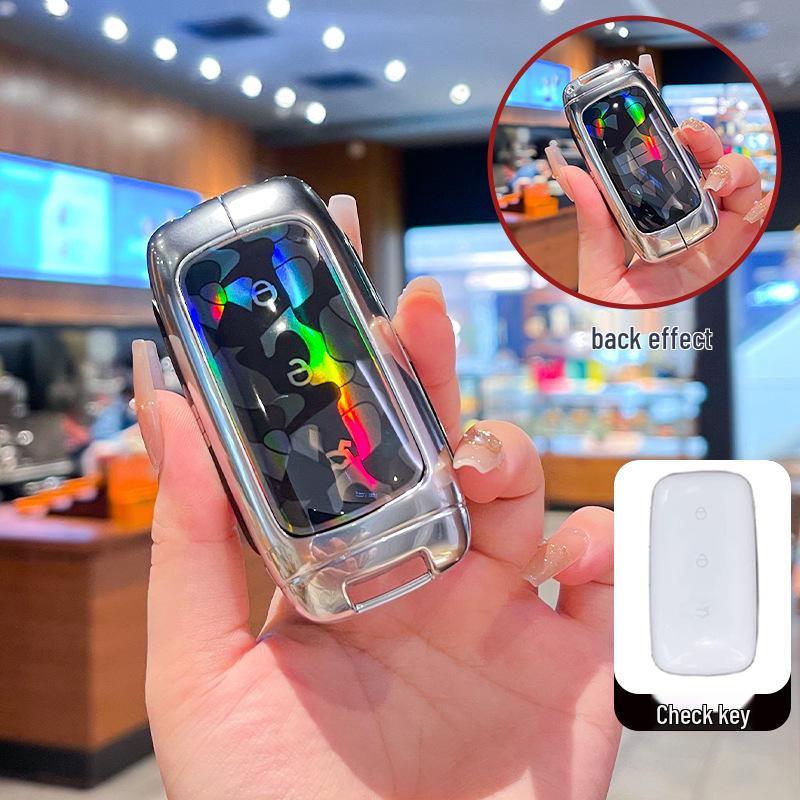 Geely Galaxy 8emp Key Case - Explorer Starship Edition Metal Buckle, Full Coverage Shell for 25 models.