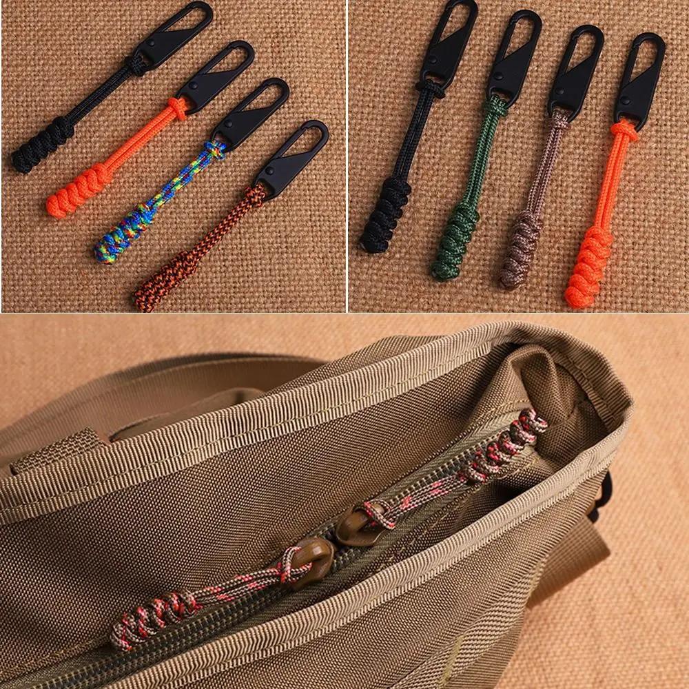 Creative Detachable Zipper Sliders Wear-resistant Umbrella Rope Woven Zipper Replaceable Accessories Durable Repair Kit Outdoor