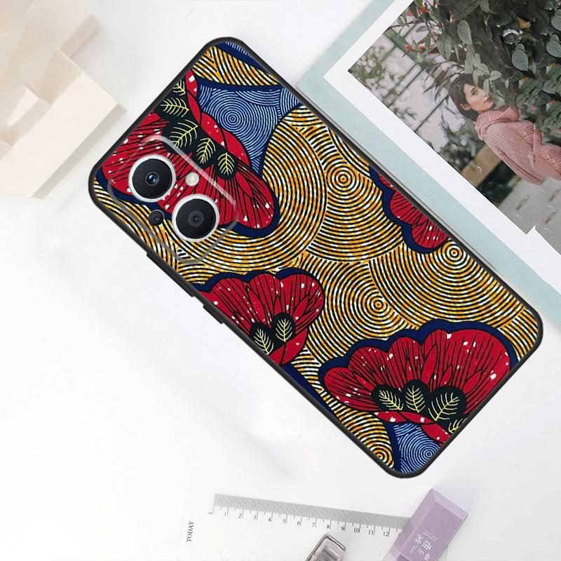 

African Wax Print Design Case For OPPO Reno 8T 4Z 5Z 11F 10 Pro 4 5 6 8 7 Lite OPPO Find X6 X5 Pro X2 X3 Neo Cover OPPO Find X3 Lite
