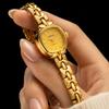 Fashion Women's Quartz Bracelet Watches for Women Luxury Retro Small Square Ladies Wristwatch Clock Gift Reloj Para Mujer