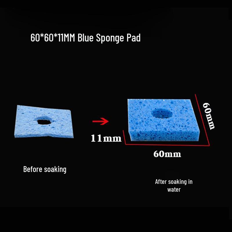 High-Temperature Resistant Soldering Iron Cleaning Sponge Pad for Welding and Desoldering
