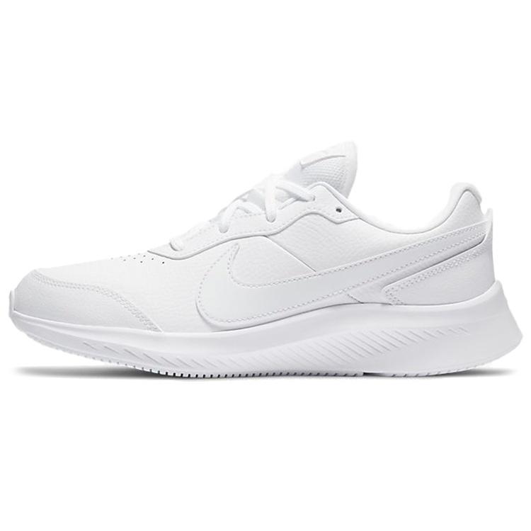 (GS) Nike Varsity Leather Triple White Kids CN9146-101 EU 37.5