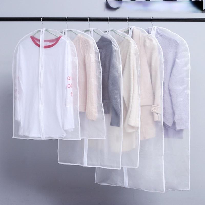 Multi-purpose Dust Cover Clothes Dust Bag Household Transparent Dust Hanging Clothes Bag Washable Clothes Suit Dust Cover